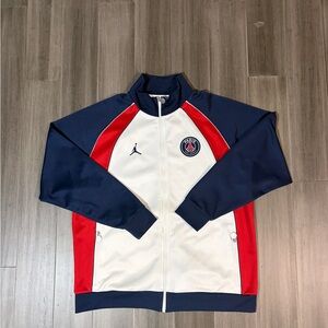 Jordan White and Red Logo Tag